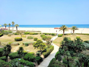 Canet-en-Roussillon : T3 6 pers accès plage, parking, terrasse - FR-1-794-99
